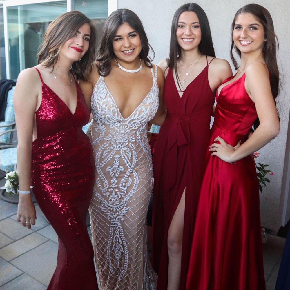 Sherri Hill 51750 White Beaded SOLD OUT prom dress